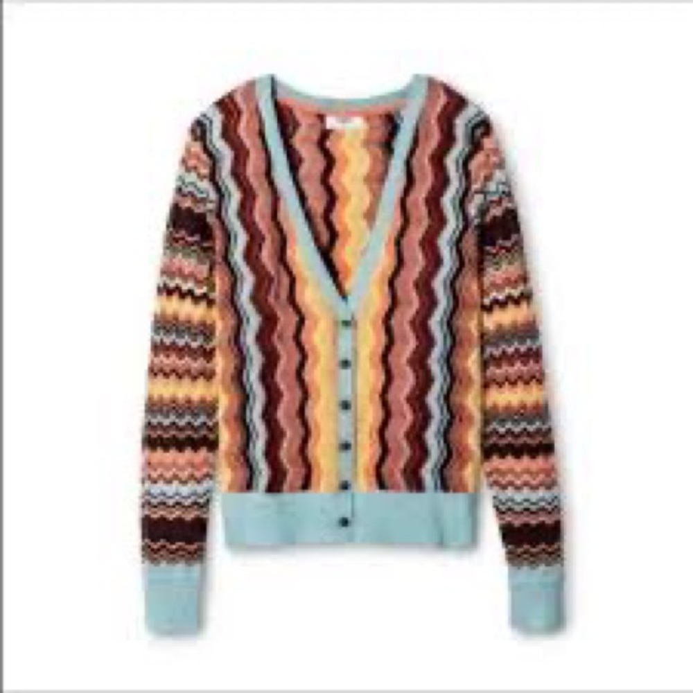 Missoni for Target Multicolor Zigzag Cardigan